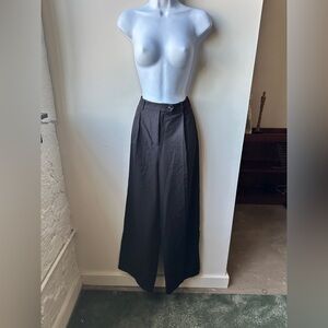 H&M Black Wide Leg Pants, Size US 6